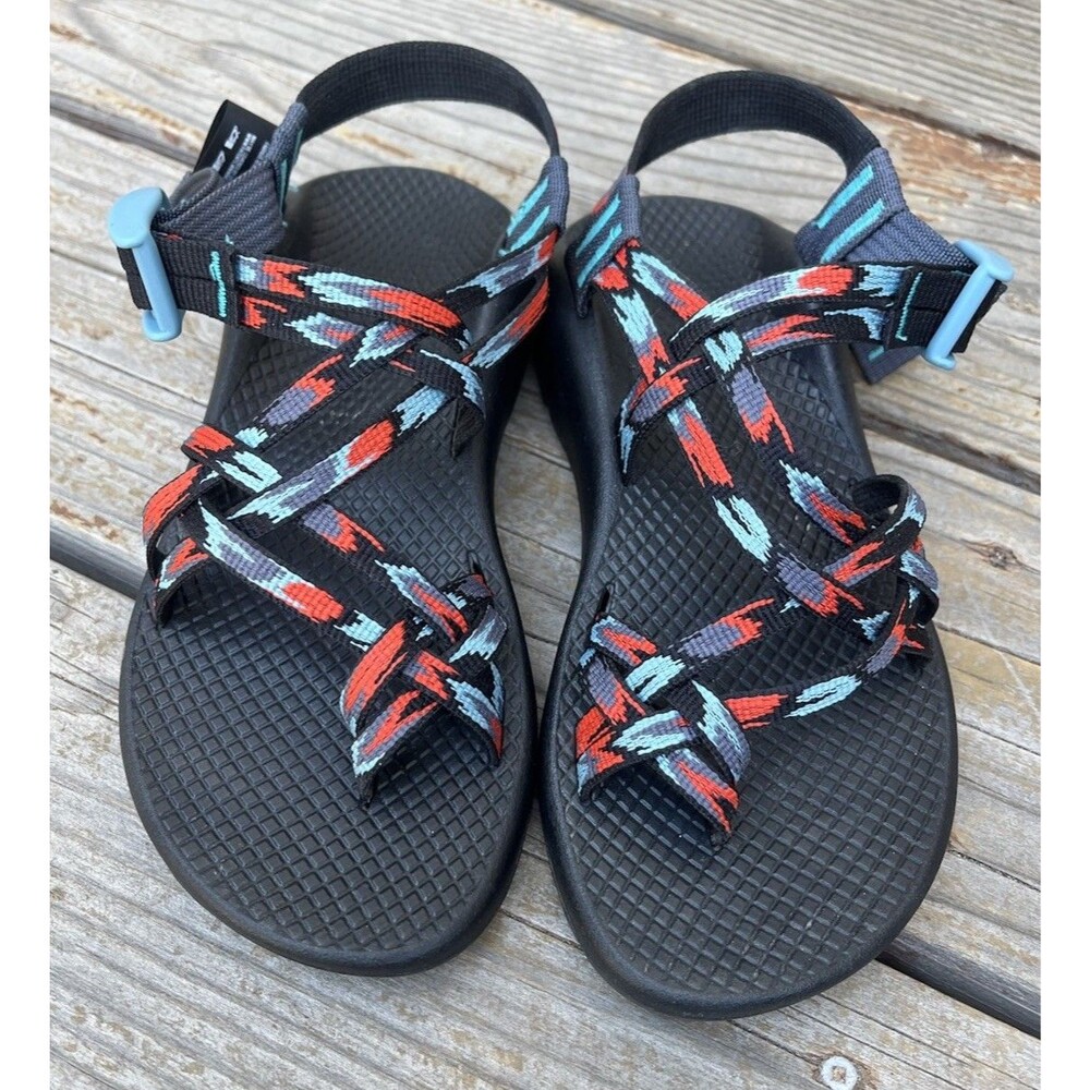 Chaco ZX/2 Women’s 6 Classic Sport Sandals Aerial Aqua - Picture 4 of 12